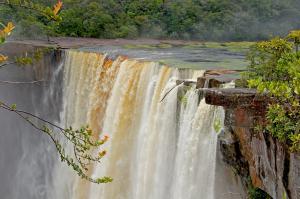 Kaieteur Falls in Guyana, South America are 226m tall, twice the height of Victoria Falls